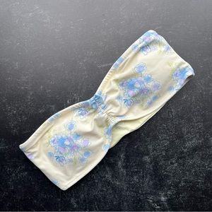 NWOT Blackbough Palmo Bandeau Top in Angel Cake | Size M